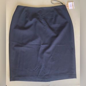 NWT Anne Klein Black Pencil Skirt